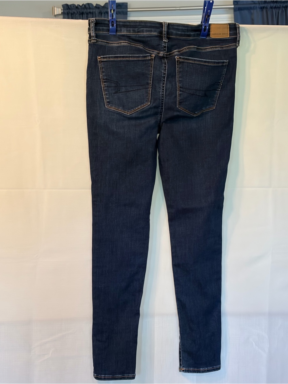 American Eagle Outfitters Dark Indigo Women's Skinny Jeans - Picture 7 of 8
